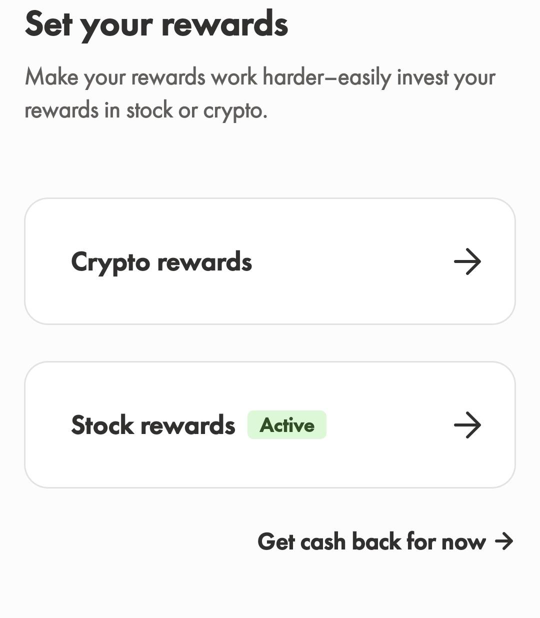 Wealthsimple app settings